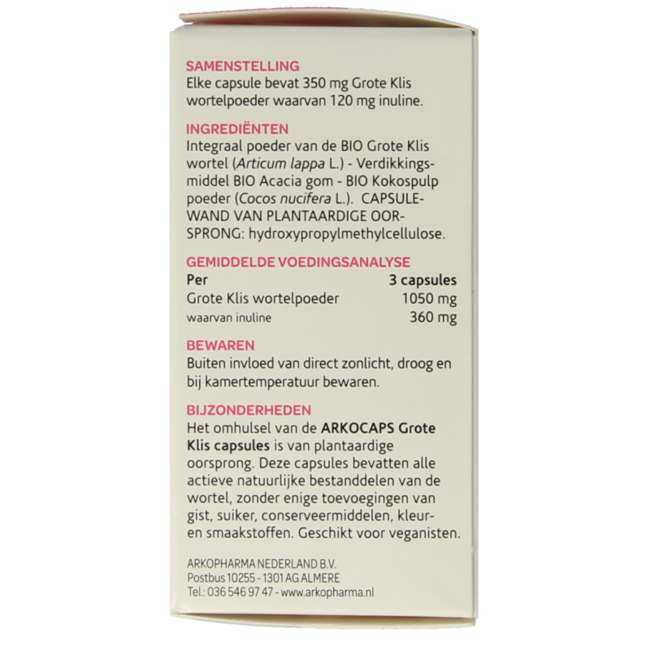 Arkocápsulas Bardana Bio 45 Cápsulas