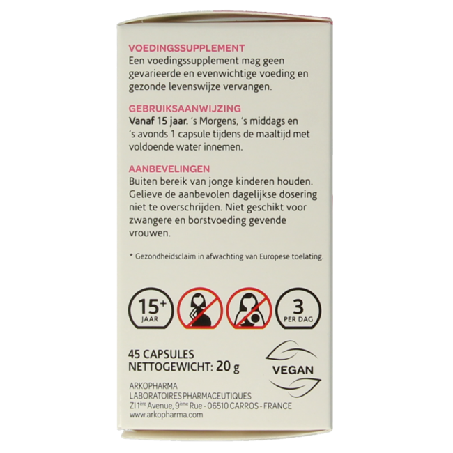Arkocaps Große Klette Bio 45 Kapseln