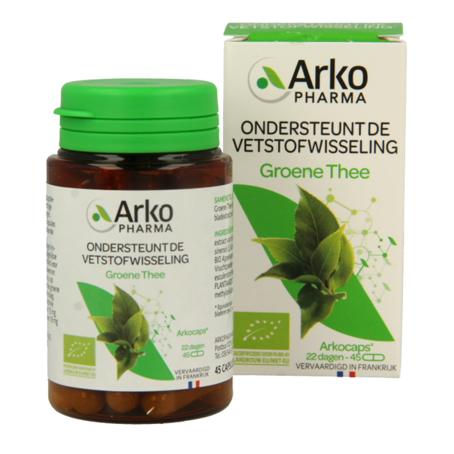 Arkocaps Groene thee bio 45 Capsules