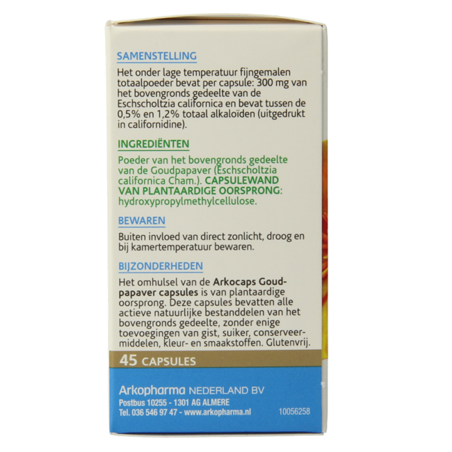 Goudpapaver 45 Capsules