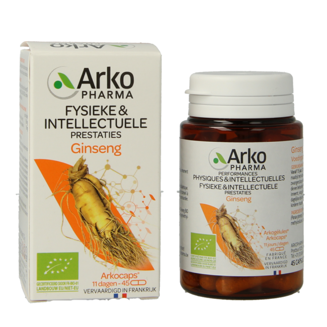 Organic Ginseng 45 Capsules