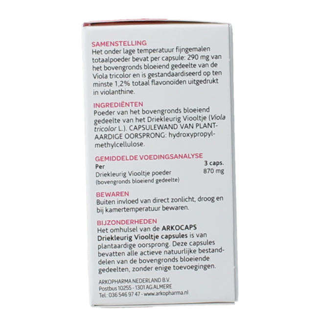 Arkocaps Viola Tricolore 45 Capsule