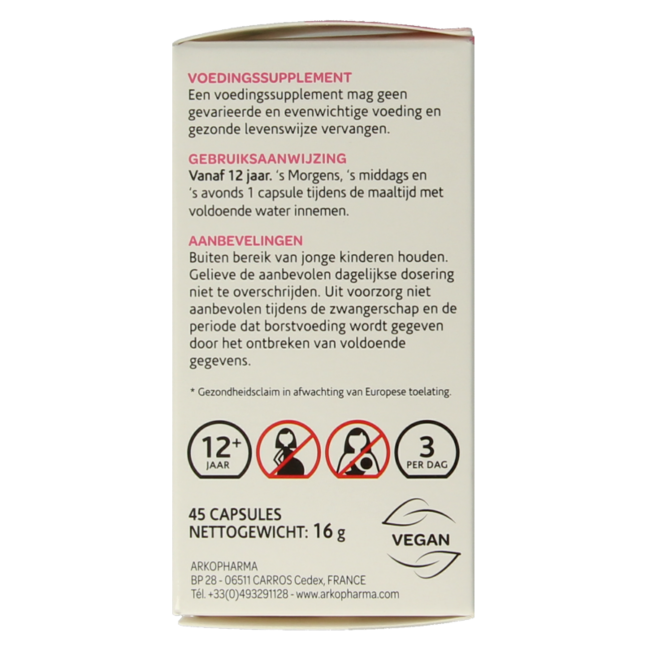 Organic Nettle 45 Capsules