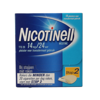 Nicotinell TTS20 14mg 14 Stuks