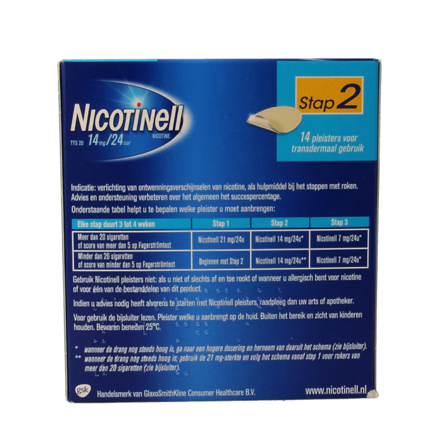 Nicotinell TTS20 14mg 14 Patches