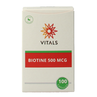 Vitals Biotina 500 mcg 100 cápsulas