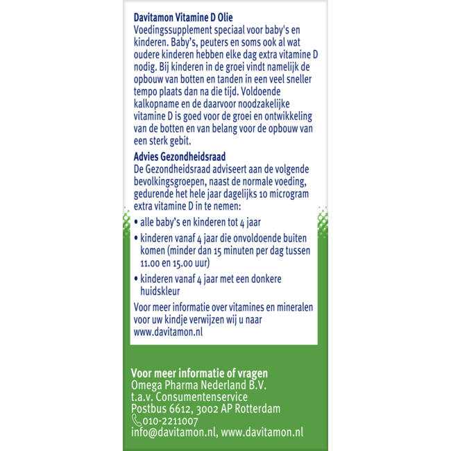 Vitamin D Oil 25 Millilitres