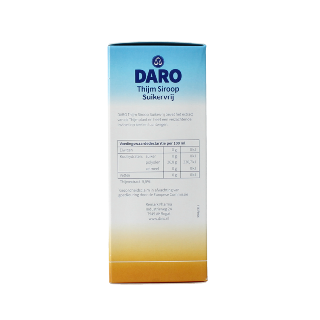 Thijmsiroop suikervrij 200 Milliliter