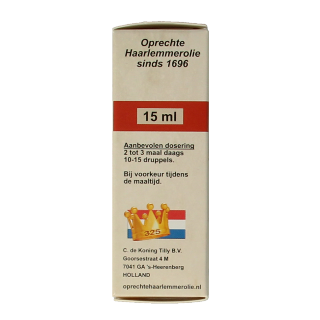 De Koning Tilly Haarlemmerolie magnum 15 mililitros