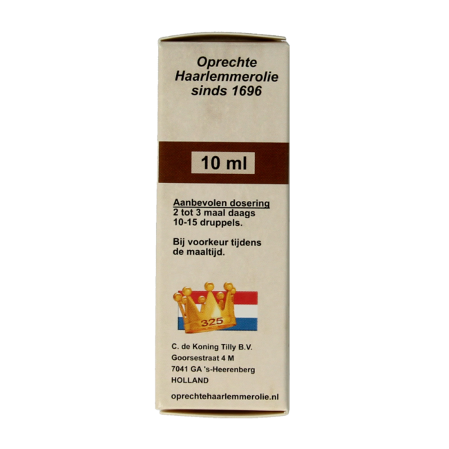 De Koning Tilly Haarlemmerolie 10 mililitros