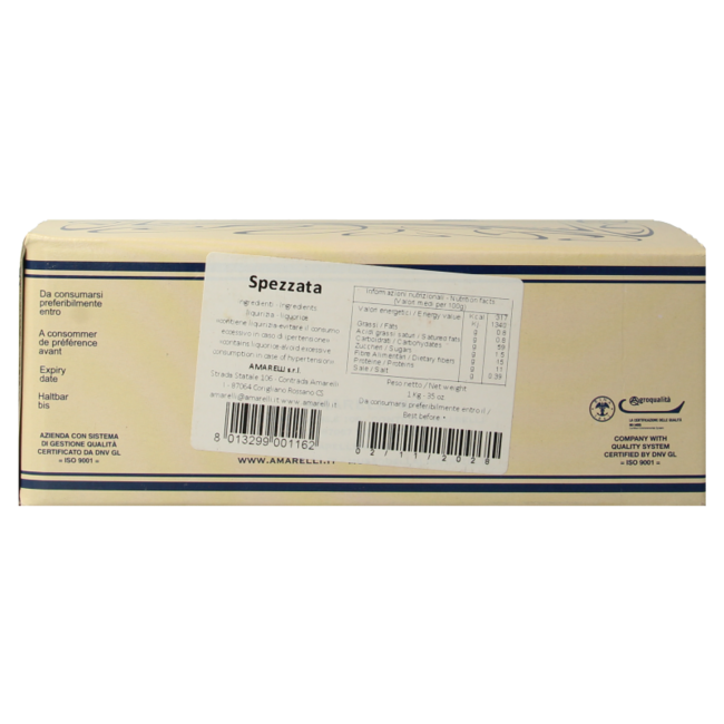 Amarelli Laurierdrop spezzata/amerelli 1 Kilogramm
