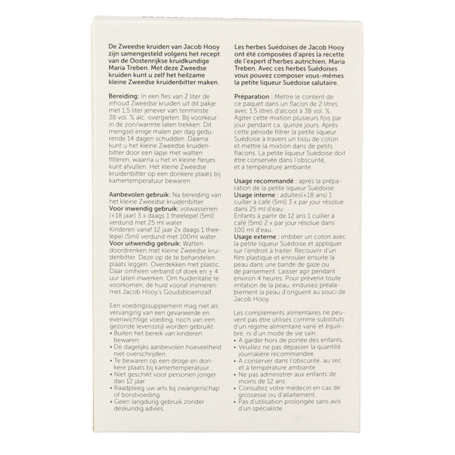 Szwedzkie zioła małe z kamforą 90.2 Grama