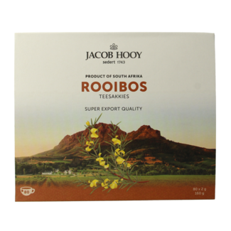Jacob Hooy Té rooibos en bolsitas 80 bolsitas