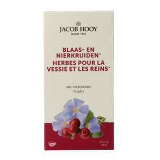 Jacob Hooy Blasen- und Nierenkräuter Kräutergetränk 20 Beutel