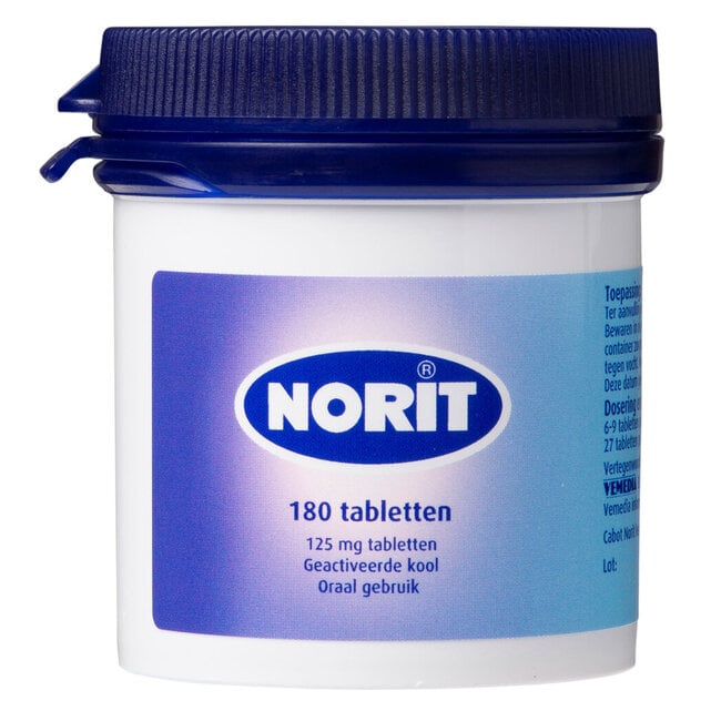 Norit 125mg 180 Comprimidos