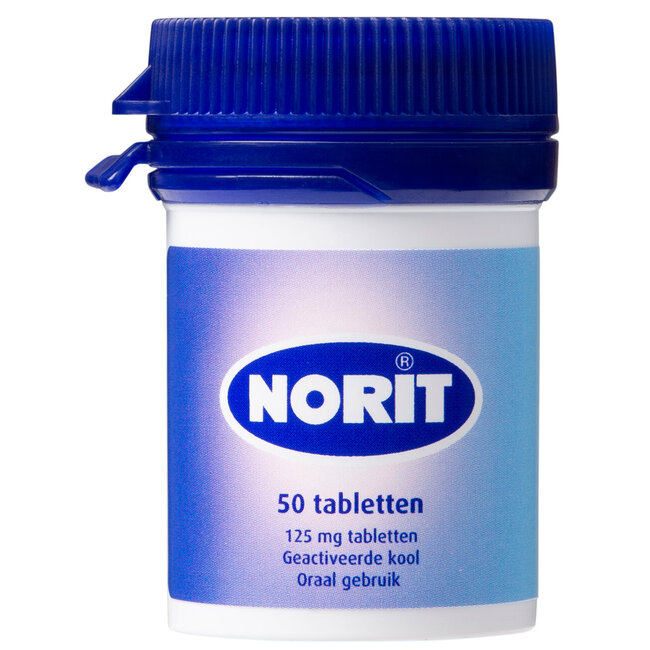 Norit 125mg 50 Comprimidos