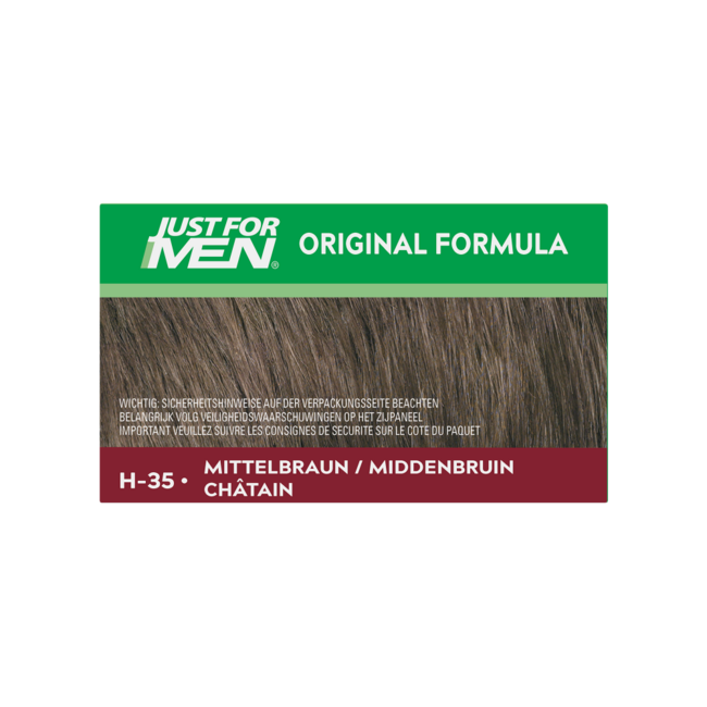 Just For Men Castaño Medio H35 antes rubio oscuro 2 x 30ml 1 Set