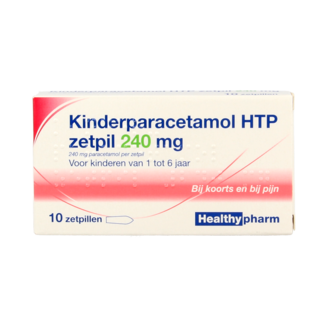 Healthypharm Paracetamol dla dzieci 240 mg 10 czopków