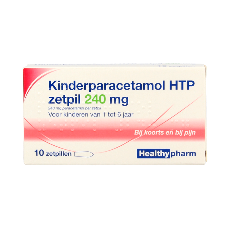Healthypharm Paracetamol niños 240mg 10 supositorios