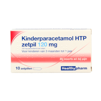Healthypharm Children's Paracetamol 120mg 10 Suppositories