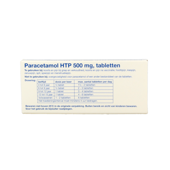 Paracetamol 500 mg 20 comprimidos