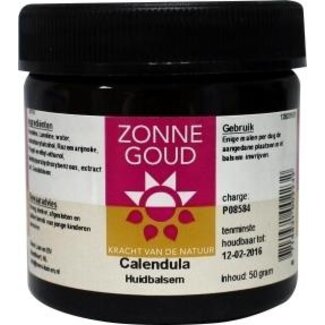 Zonnegoud Zonnegoud Calendula balsem 50 Gramos