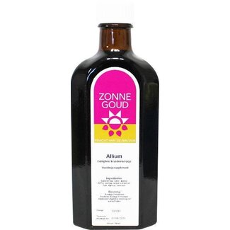 Zonnegoud Zonnegoud Allium siroop 150 Milliliter