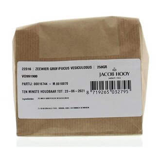 Jacob Hooy Jacob Hooy Seaweed coarse pieces 250 Gram