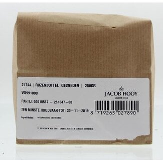 Jacob Hooy Jacob Hooy Hagebutten ohne Samen geschnitten 250 Gramm