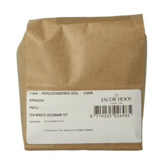Jacob Hooy Jacob Hooy Poplar Buds 250 Gram