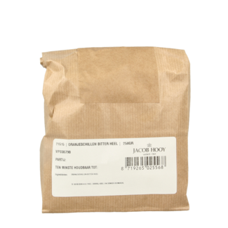 Jacob Hooy Jacob Hooy Bittere Orangeschalen, ganz 250 Gramm