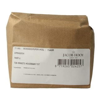 Jacob Hooy Jacob Hooy Chasteberry 250 Gram