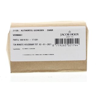 Jacob Hooy Sliced burdock root 250 Gram