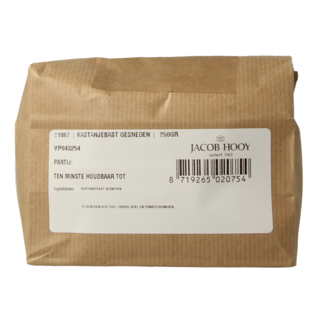 Jacob Hooy Jacob Hooy Sliced Horse Chestnut Bark 250 Gram