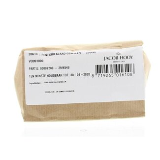 Jacob Hooy Fenugreek ground 250 Gram