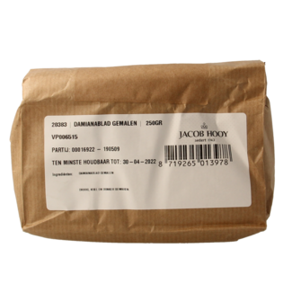 Jacob Hooy Jacob Hooy Damiana leaf ground 250 Gram