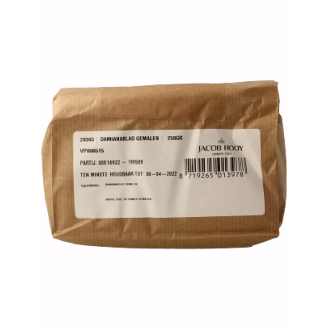 Jacob Hooy Damiana leaf ground 250 Gram