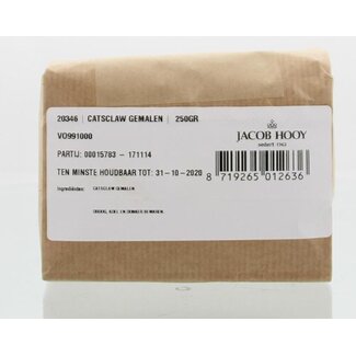 Jacob Hooy Jacob Hooy Cat's claw ground 250 Gram