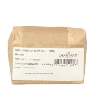 Jacob Hooy Blueberries blue 250 Grams