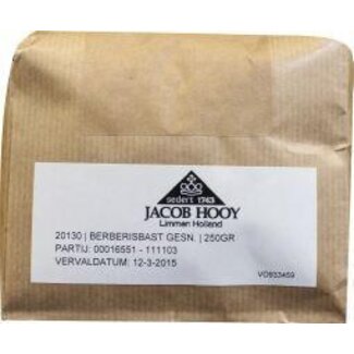 Jacob Hooy Jacob Hooy Berberitzenrinde geschnitten 250 Gramm