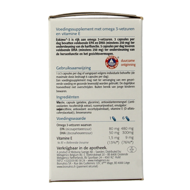 Metagenics Eskimo 3 105 Capsules