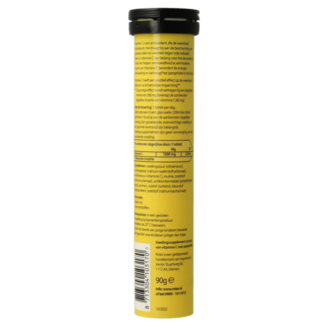 Effervescent tablets abr. sin. vit C 20 Effervescent tablets