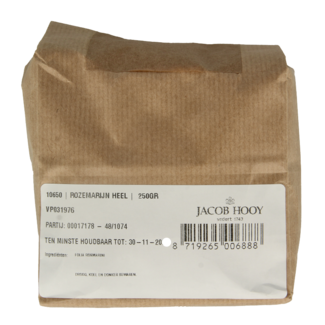 Jacob Hooy Jacob Hooy Rosemary whole 250 Gram