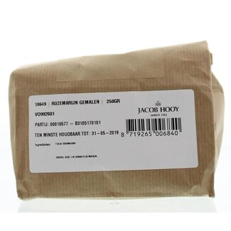 Jacob Hooy Jacob Hooy Rosmarin gemahlen 250 Gramm
