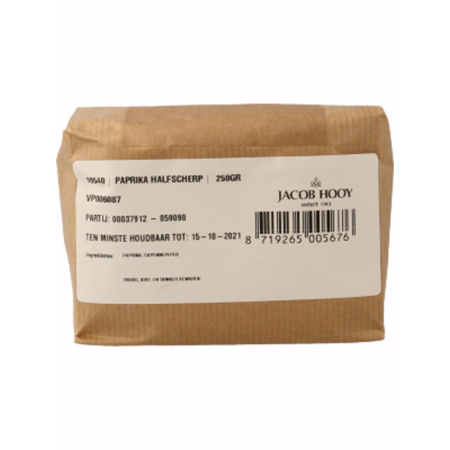 Jacob Hooy Paprika mittelscharf 250 Gramm