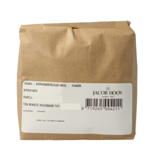 Jacob Hooy Jacob Hooy Korianderzaad heel 250 Gram