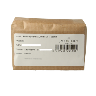 Jacob Hooy Jacob Hooy Ganzer Kreuzkümmel (Djinten) 250 Gramm