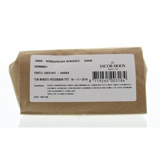 Jacob Hooy Bengali Curry Powder 250 Gram