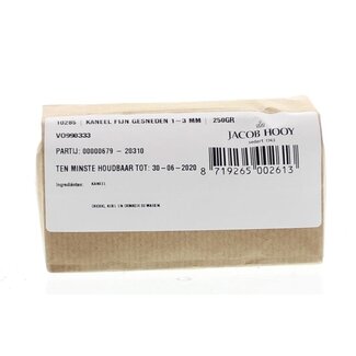 Jacob Hooy Jacob Hooy Cinnamon finely cut 250 Gram