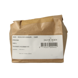 Jacob Hooy Jacob Hooy Ground Basil 250 Gram